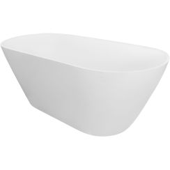 Besco Moya baignoire autoportante 159x68.4 cm ovale blanc #WMMB-160MKG