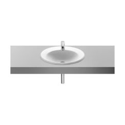 Roca Java lavabo 56x47.5 cm ovale encastrée blanc A327863000