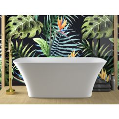 Besco Assos S-Line baignoire autoportante 160x70 cm rectangulaire blanc #WMMB-160AL