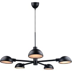 Nordlux Nomi lampe suspendue 5x25 W noir 2220163003