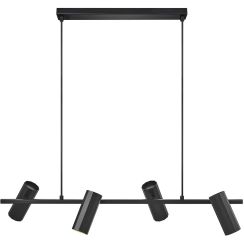 Nordlux Alanis lampe suspendue 4x14 W noir 2213423003