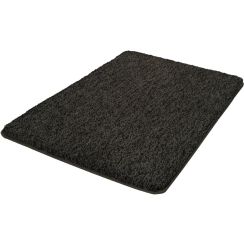 Kleine Wolke Seattle tapis de bain 140x80 cm rectangulaire noir 4071905657
