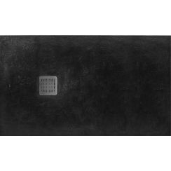 Roca Terran receveur de douche rectangulaire 180x70 cm noir AP1017082BC01400