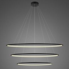 Altavola Design Ledowe Okręgi lampe suspendue 3x113 W noir LA075/P_120_in_3k_black