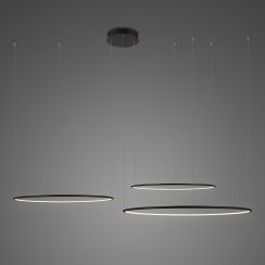 Altavola Design Ledowe Okręgi lampe suspendue 3x91 W noir LA075/CO3_100_in_3k_black_dimm