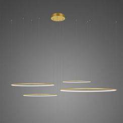 Altavola Design Ledowe Okręgi lampe suspendue 4x106 W doré LA084/CO4_100_in_4k_gold_dimm