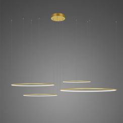 Altavola Design Ledowe Okręgi lampe suspendue 4x106 W doré LA084/CO4_100_in_4k_gold
