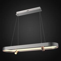 Altavola Design Spectra lampe suspendue 3x40 W doré-gris/cendre LA114/P_92_2+1_grey_gold