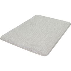 Kleine Wolke Seattle tapis de bain 90x60 cm rectangulaire gris 4071913519