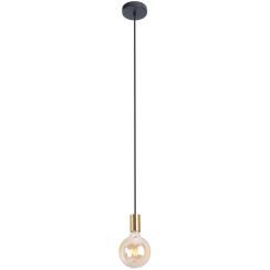 MaxLight Todi lampe suspendue 1x40 W noir-doré P0398