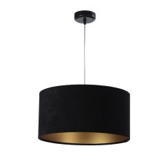 BPS Koncept Standard HomeLight lampe suspendue 1x60 W noir-doré 010-009-40