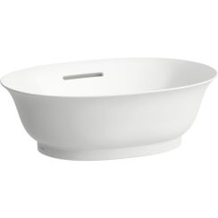 Laufen The New Classic umywalka 45x31 cm owalna nablatowa biała H8128510001091