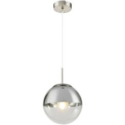 Globo Lighting Varus lampe suspendue 1x40 W chrome-transparent 15851