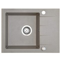 iceBerg Focus évier en granit 58x44 cm beige ZFS0711A