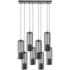 Kaja Falcon lampe suspendue x10 W noir K-4933