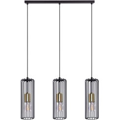 Kaja Gabia lampe suspendue 3x60 W noir K-4936