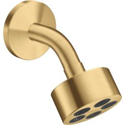 Axor One douche à effet de pluie avec bras 7.3x7.3 cm ronde doré 48490250