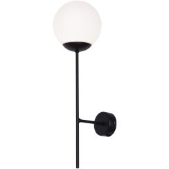 Kaja Savoy applique murale 1x40 W blanc-noir K-4926