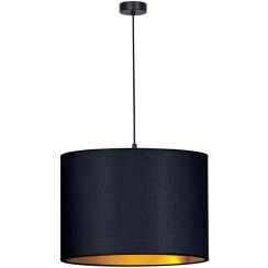 Kaja Auro lampe suspendue 1x40 W noir-doré K-4325