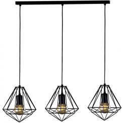 Kaja Marko lampe suspendue 3x60 W noir K-4004