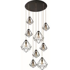 Kaja Marko lampe suspendue x60 W noir KP-06