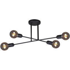 Kaja Sitya Black lampe suspendue 4x60 W noir K-4382