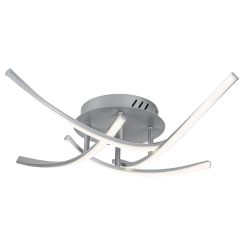 Rabalux Tatjana plafonnier 3x30 W blanc-argenté 3145