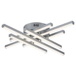 Rabalux Nayara plafonnier 6x40 W blanc-argenté 3014