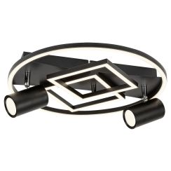 Rabalux Aztec plafonnier 3x40 W blanc-noir 6905