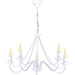 Kaja Bartez II lampe suspendue 5x40 W blanc K-3996