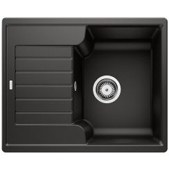 Blanco Zia 40 S évier en granit 61.5x50 cm noir 526006