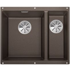 Blanco Subline 340/160-U évier en granit 52.5x40 cm marron 523557