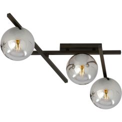 Emibig Smart plafonnier 3x10 W noir-graphite 1104/3