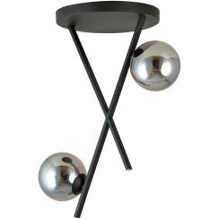Emibig River plafonnier 2x10 W noir-graphite 1196/2
