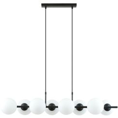 Emibig Rory lampe suspendue x10 W blanc-noir 1205/8