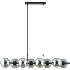 Emibig Rory lampe suspendue x10 W noir-graphite 1207/8