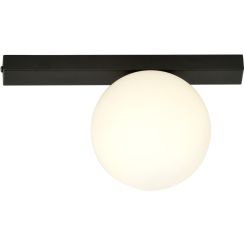 Emibig Fit plafonnier 1x10 W noir-opale 1124/1