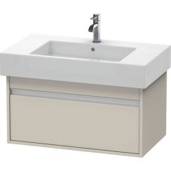 Duravit Ketho armoire 80x45.5x41 cm sous-lavabo suspendu gris KT669009191