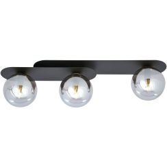 Emibig Plaza plafonnier 3x10 W noir-graphite 1119/3