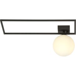 Emibig Imago plafonnier 1x10 W noir-opale 1130/1A