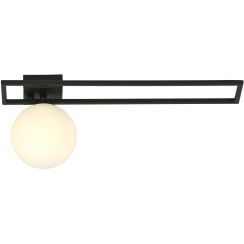 Emibig Imago plafonnier 1x10 W noir-opale 1130/1C
