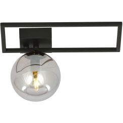 Emibig Imago plafonnier 1x10 W noir-graphite 1131/1D