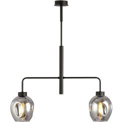 Emibig Lukka plafonnier 2x15 W noir-graphite 1163/2