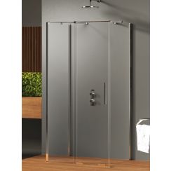 New Trendy Smart kabina prysznicowa 120x80 cm prostokątna chrom połysk/szkło przezroczyste EXK-4076