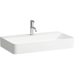 Laufen Val lavabo 75x42 cm rectangulaire classique-à poser blanc brillant H8162850001041
