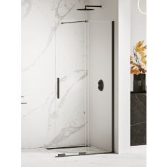 New Trendy Smart Black ścianka prysznicowa walk-in 150 cm czarny mat/szkło przezroczyste EXK-4196