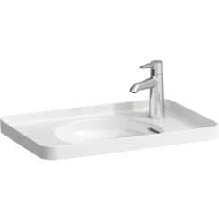Laufen Val lavabo 55x36 cm rectangulaire encastrée blanc brillant H8172814001061