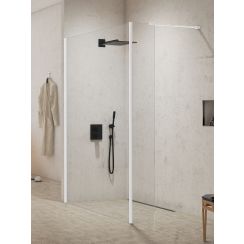 New Trendy New Modus White ścianka prysznicowa walk-in 120 cm biały mat/szkło przezroczyste EXK-2233