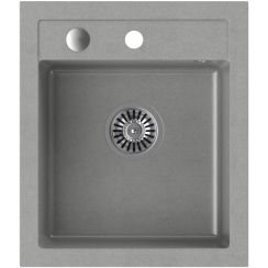 Quadron Johnny évier graniteq 50x43 cm gris/graphite/onyx HCQJ4350SZK