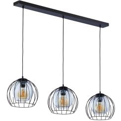 TK Lighting Universo lampe suspendue 3x15 W noir-graphite 4483